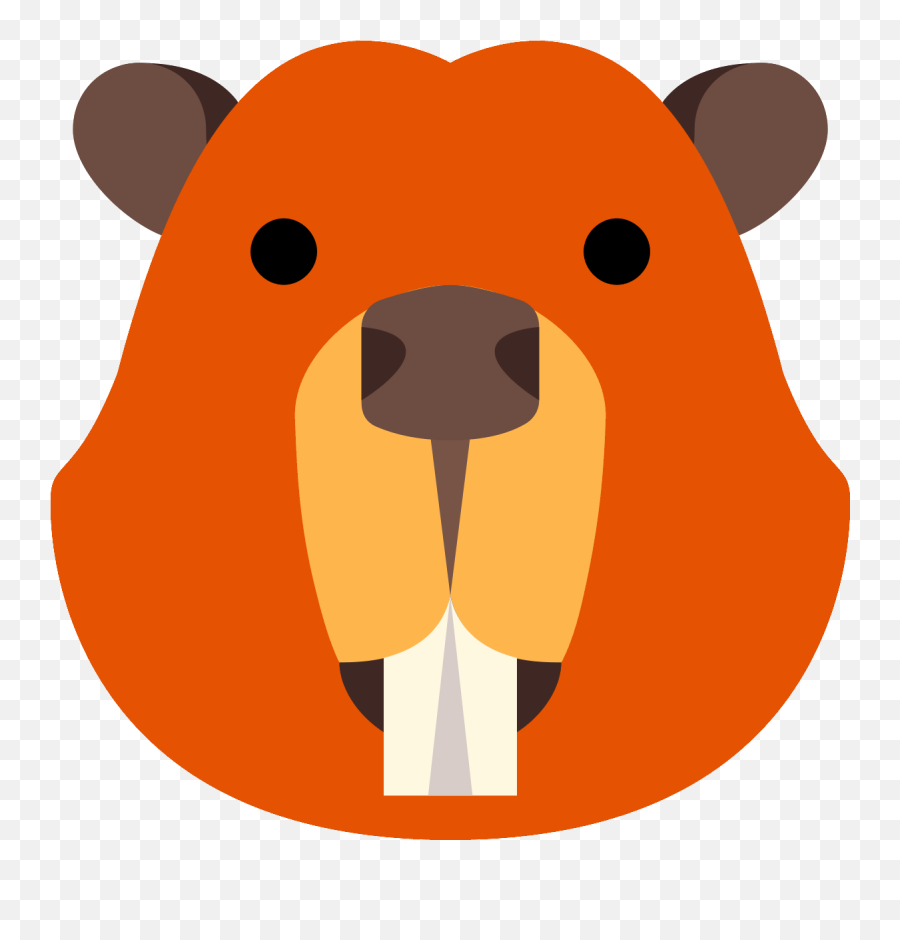 Beaver Clipart Nose - Animal Figure Emoji,Beaver Clipart
