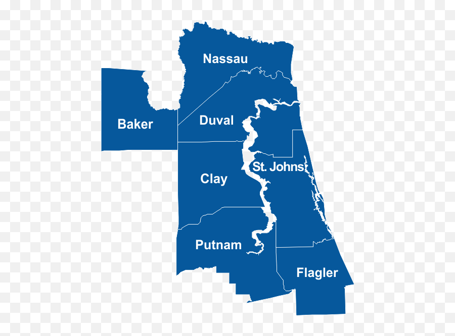 Northeast Florida Regional Council - Northeast Florida Counties Emoji,Florida Outline Png