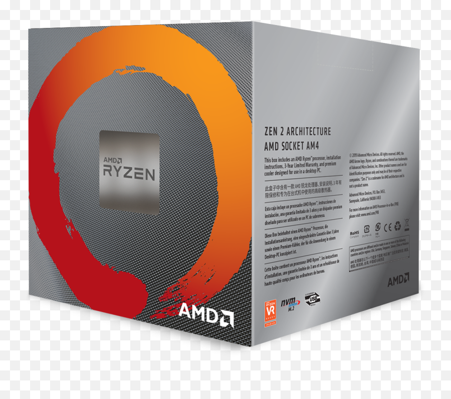 Amd Ryzen 7 3700x 8 - Core 16thread 44 Ghz Am4 Processor Amd Ryzen 7 3700x Emoji,Ryzen Logo