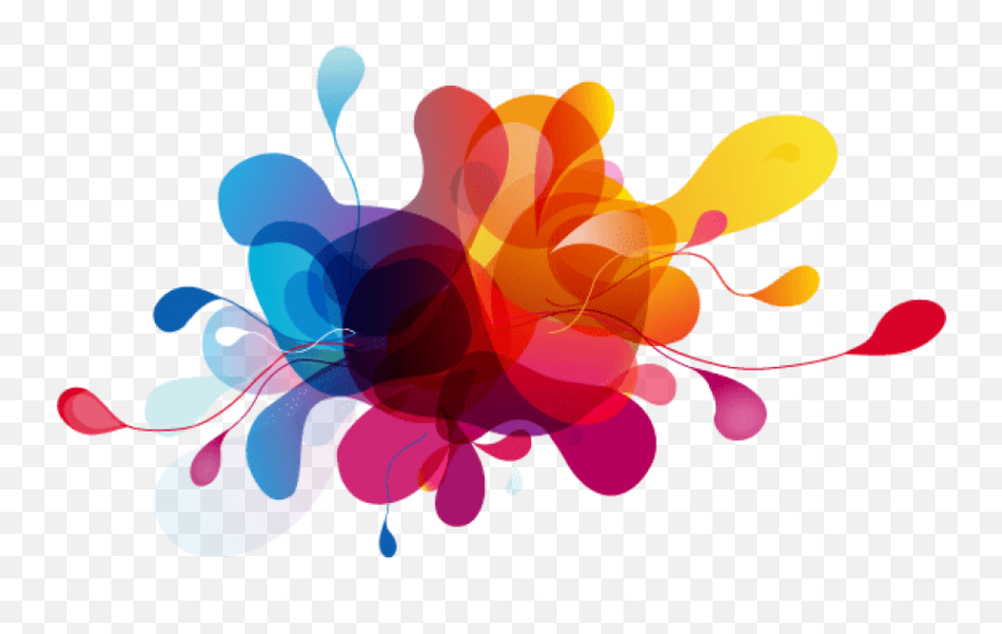 Free Png Download Color Splash Png Png - Vector Colorful Abstract Png Emoji,Splash Png