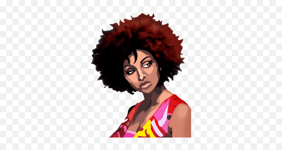 Download Afro Hair Free Png Transparent Image And Clipart - Black Afro Cartoon Png Emoji,Black Woman Clipart