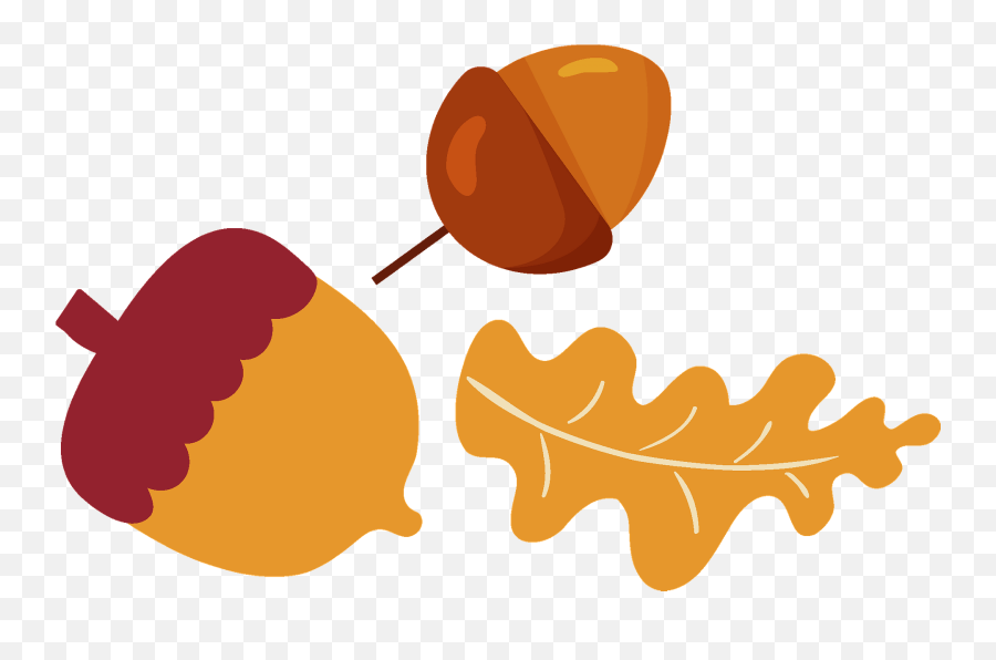Acorns And Oak Leaf Clipart Free Download Transparent Png - Fresh Emoji,Oak Leaf Clipart