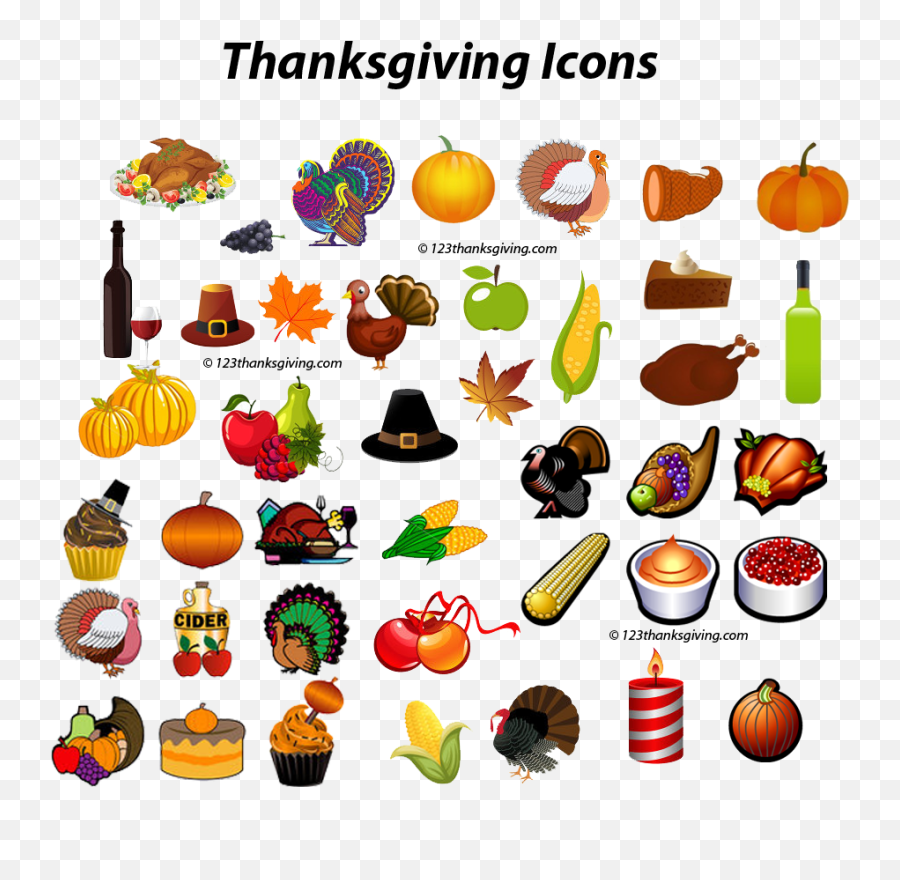 Thanksgiving Icon Png 20195 - Free Icons Library Thanksgiving Icons Clipart Png Emoji,Turkey Transparent
