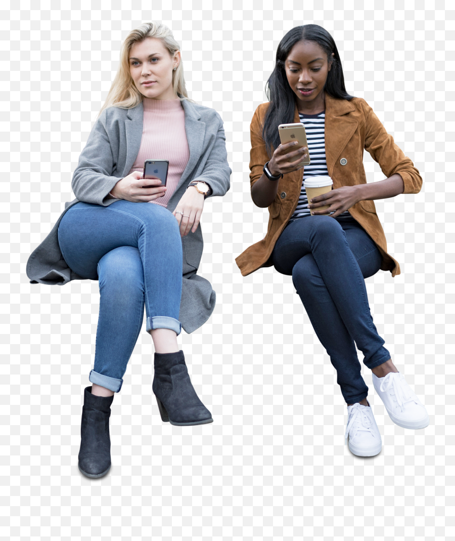 African American Woman Sitting Png Hd - Cut Out Sitting People Emoji,Person Sitting Png