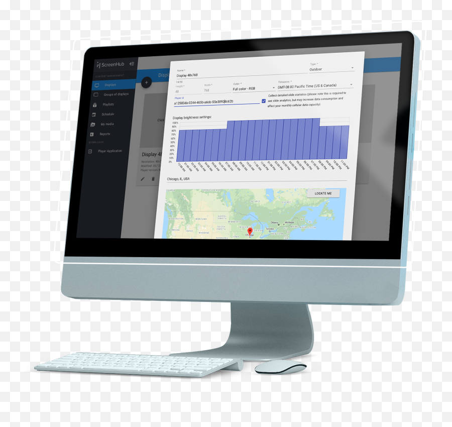 Screenhub Led Board Design Software U2013 Cirrus Led - Office Equipment Emoji,Transparent Monitor