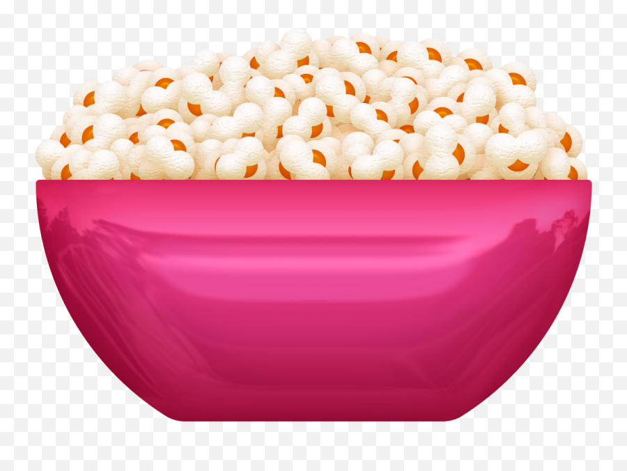 Snack Clipart Bowl Popcorn - Bowl Of Popcorn Clipart Mixing Bowl Emoji,Snack Clipart