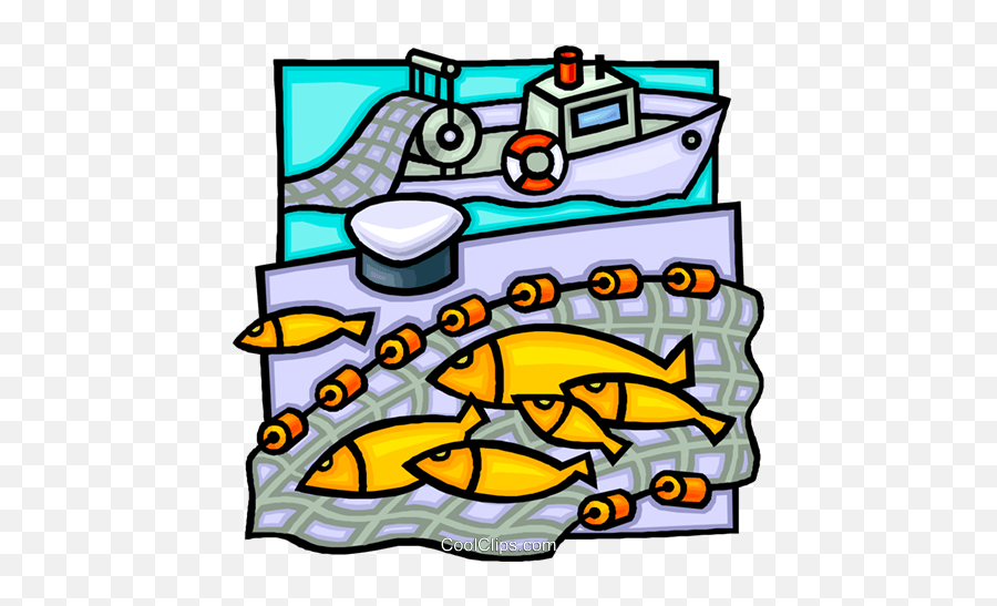 Commercial Fishing Industry Royalty - Fishing Industry Clipart Emoji,Royalty Free Clipart For Commercial Use