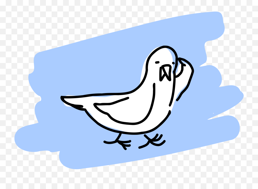 Clipart Seagull - Seagull Doodle Full Size Png Download Seagull Doodle Emoji,Doodle Clipart