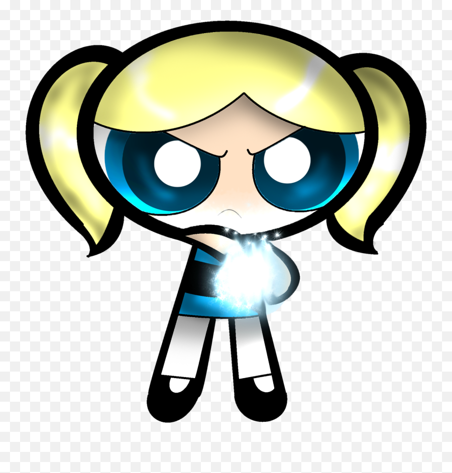 Download Hd Bubbles Powerpuff Girls Png Background - Draw Powerpuff Girls Bubbles Png Background Emoji,Girl Png