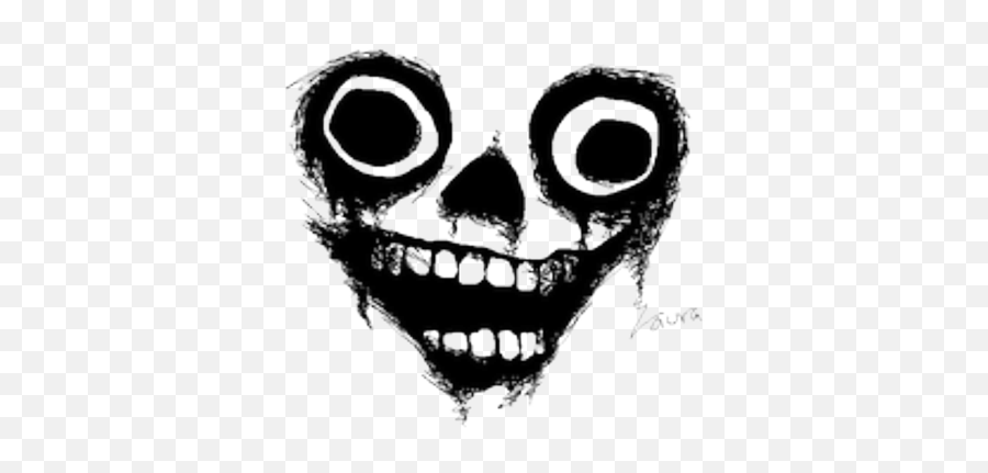 Download Hd Him - Creepy Face Png Transparent Png Image Scary Face Transparent Emoji,Face Png