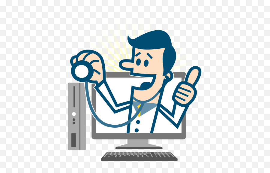 Download Vector Library Library - Computer Support Clipart Emoji,Support Clipart