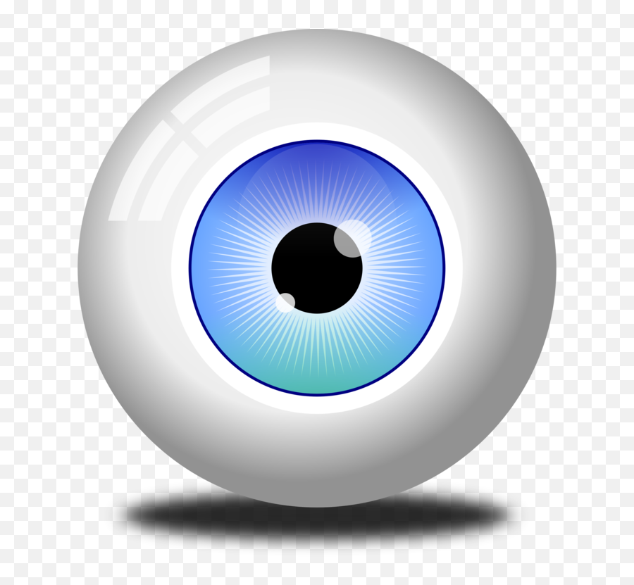 Blue Iris Ball Png Clipart Emoji,Eye Ball Png
