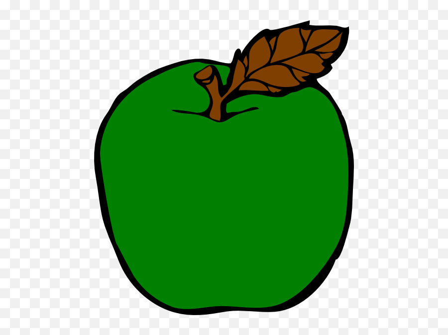 Download Hd Apple Clipart Large - Clip Art Green Apple Emoji,Apple Clipart Transparent