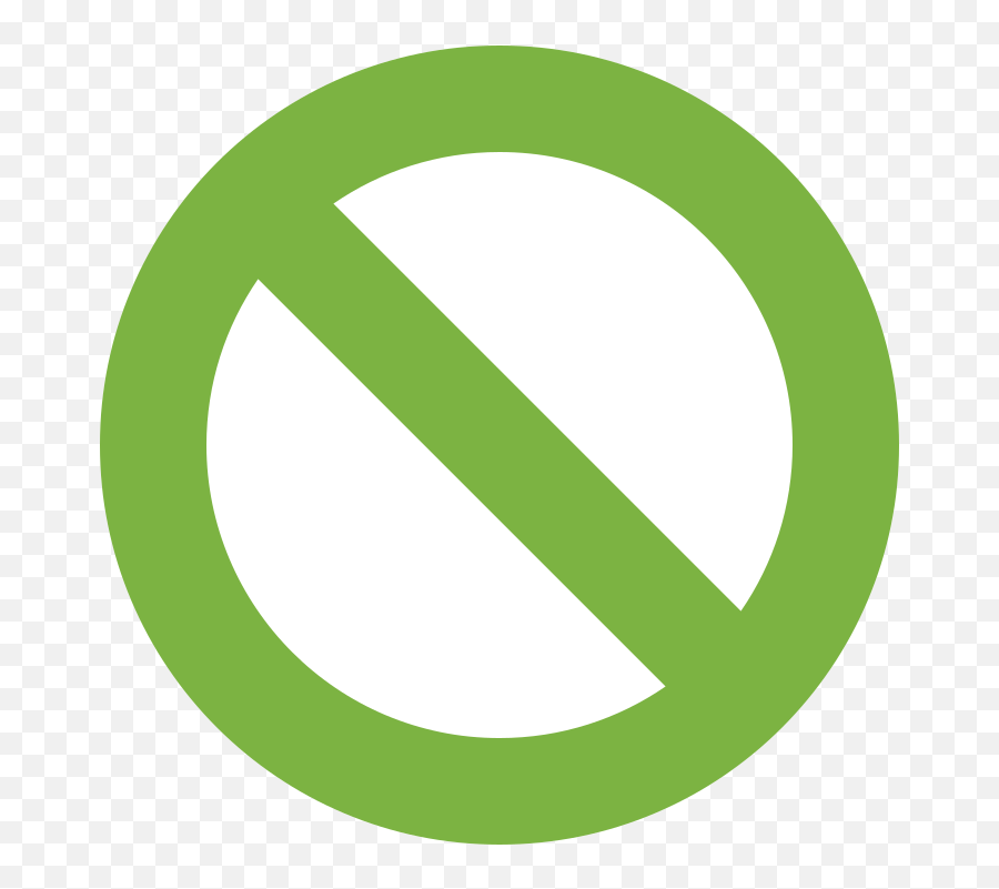 Fileeo Circle Light - Green White Notallowedsvg Wikimedia Emoji,Not Allowed Png