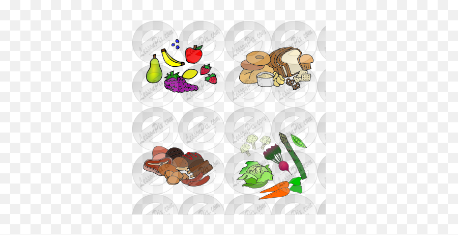 Great Healthy Food Groups Clipart - Superfood Emoji,Healthy Food Clipart