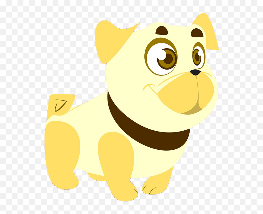 Pug Clipart Free Download Transparent Png Creazilla - Happy Emoji,Pug Clipart