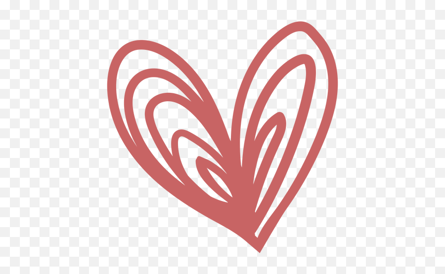 Brushed Hand Drawn Heart Element - Girly Emoji,Hand Drawn Heart Png