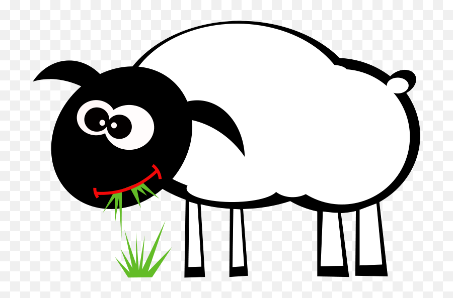 Small - Cartoon Sheep Eating Gif Emoji,Cartoon Grass Png