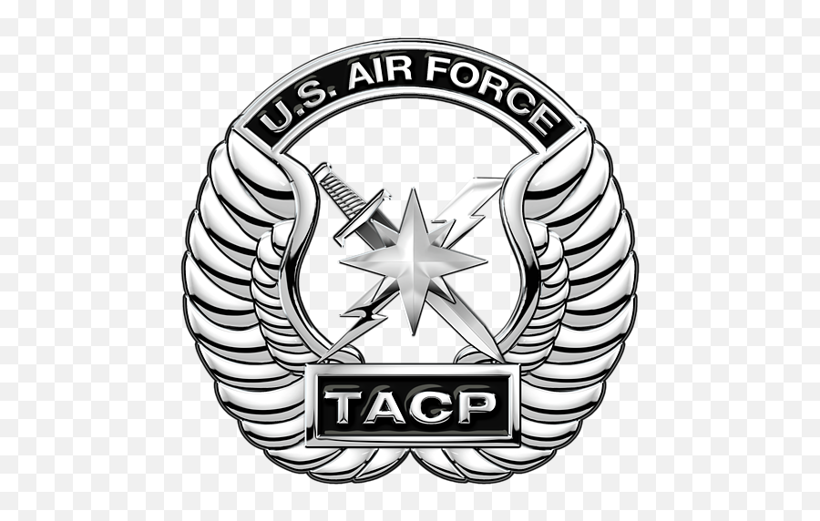 U S Air Force Tactical Air Control Party - T A C P Badge Over Blue Velvet Menu0027s Tshirt Regular Fit Us Air Force Tacp Logo Emoji,Us Air Force Logo