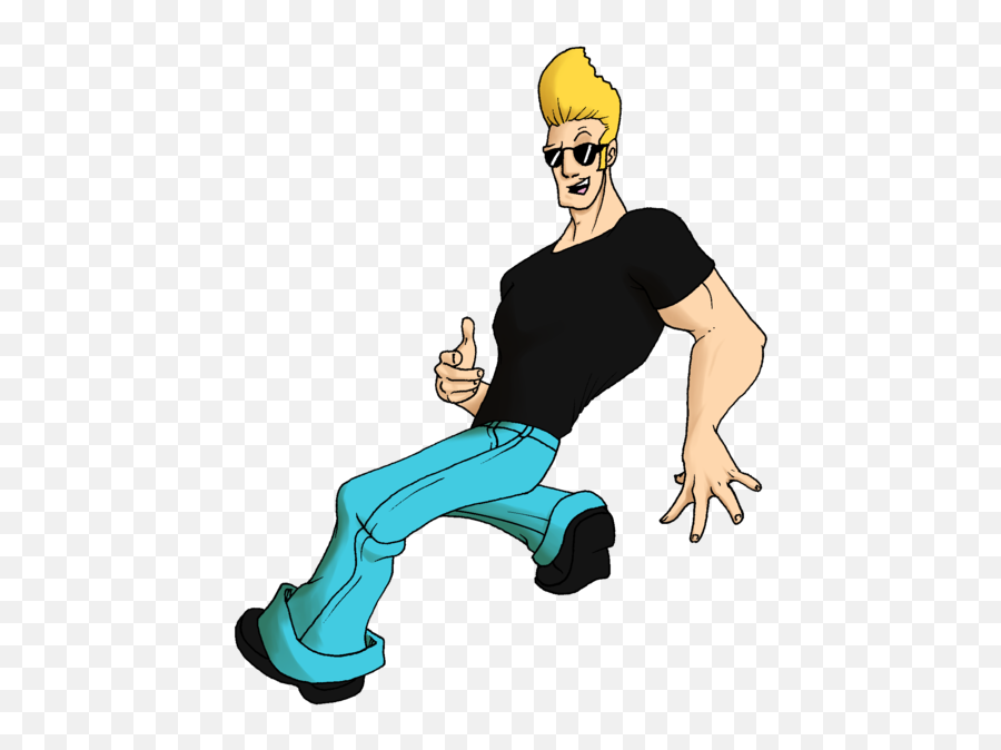 Johnny Bravo - Johnny Bravo Animated Gif Transparent Emoji,Johnny Bravo Png
