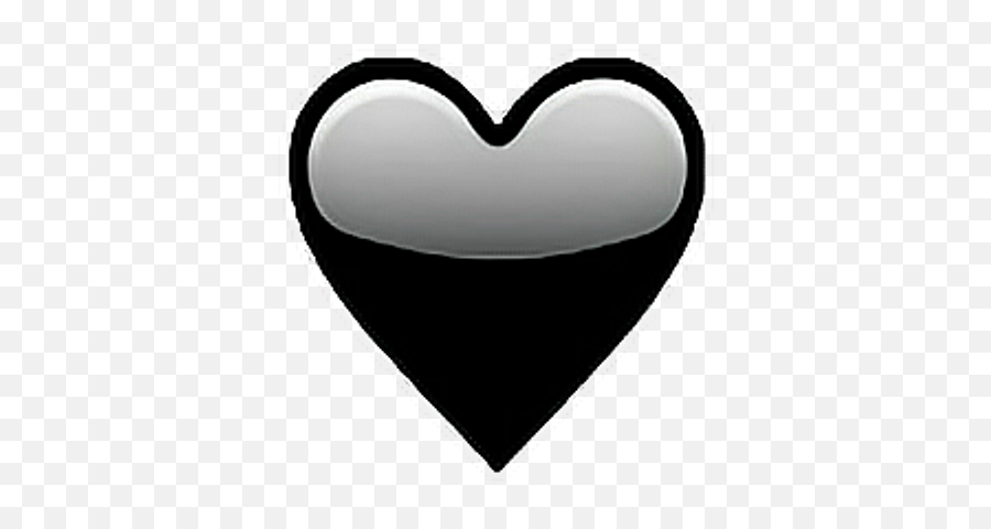 Emojis De Corazon Negro Png Image With - Transparent Black Heart Sticker Emoji,Transparent Heart Emojis