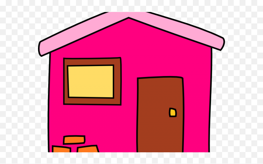 Mansion Clipart Pink Mansion - Cartoon Pink House Png Emoji,Mansion Clipart