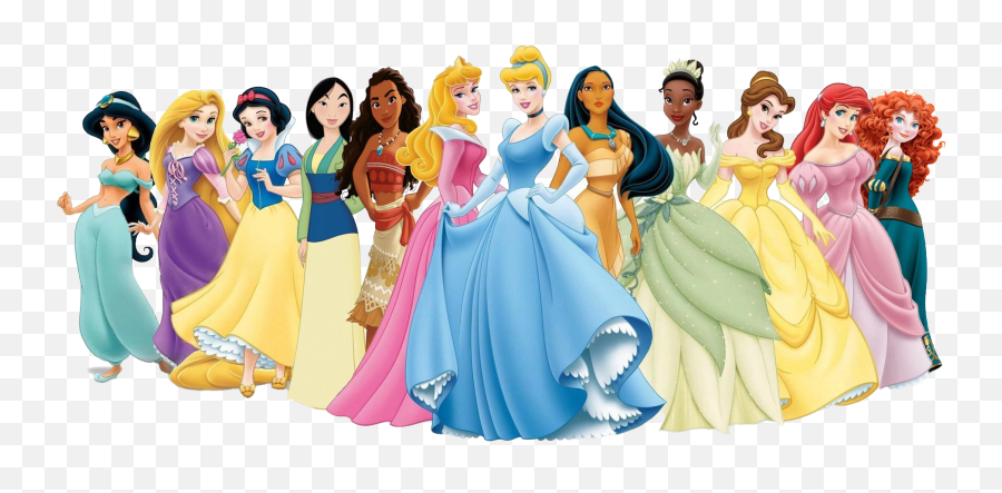 All Disney Princess Png File - 12 Disney Princesses Emoji,Disney Princess Png