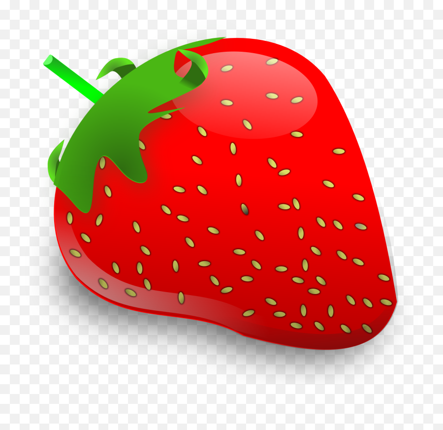 Strawberry Fruit Food - Free Vector Graphic On Pixabay Clipart Fruits Emoji,Strawberry Transparent Background