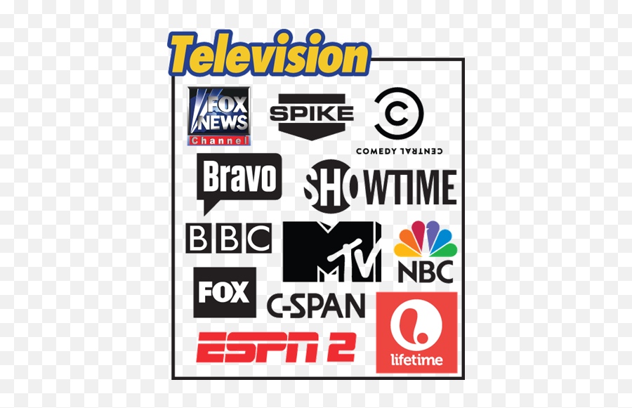 Logos U0026 Trademarks Television By Innovative Clip Art - Clipart Logos Trademarks Emoji,Spike Logos