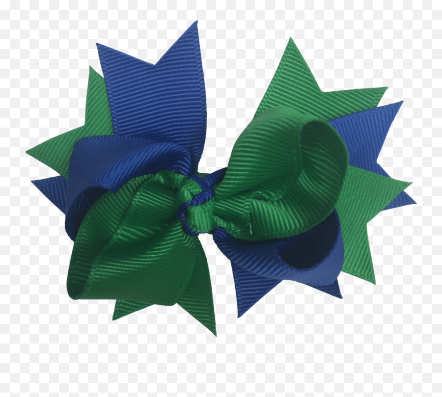 Green U0026 Royal Blue Hair Accessories - Wrapping Paper Clipart Bow Emoji,Cheer Bow Clipart