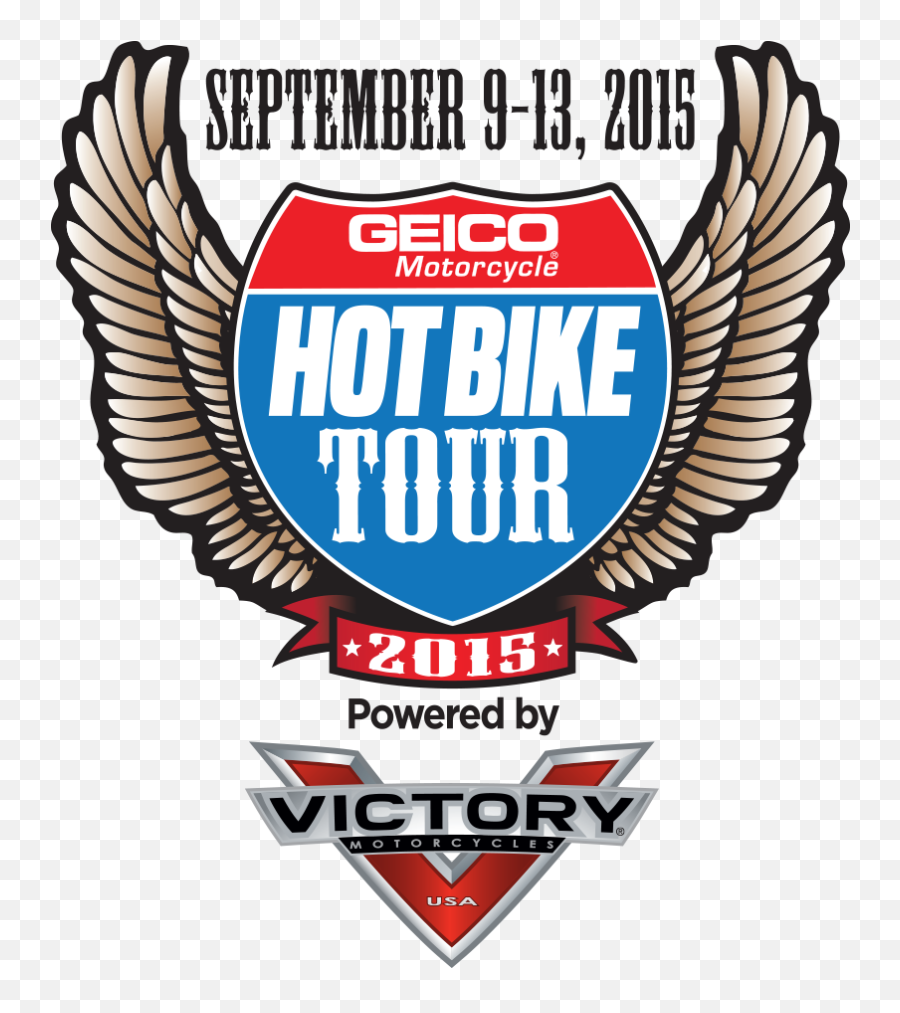 Geico Motorcycle Presents Hot Bike Tour 2015 Powered By - Automotive Decal Emoji,Geico Logo