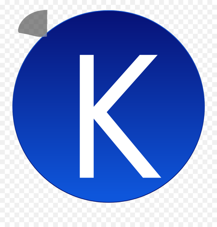 Blue K Svg Vector Blue K Clip Art Emoji,K Clipart