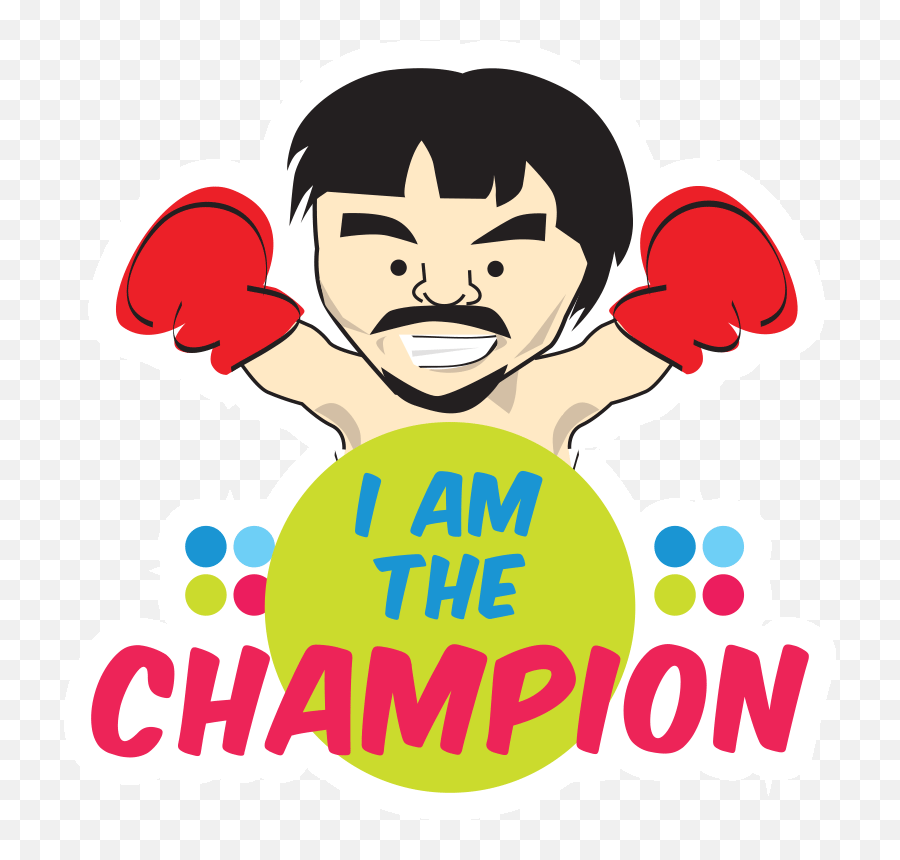 Caricatures Clipart Pacquiao Emoji,Champion Clipart