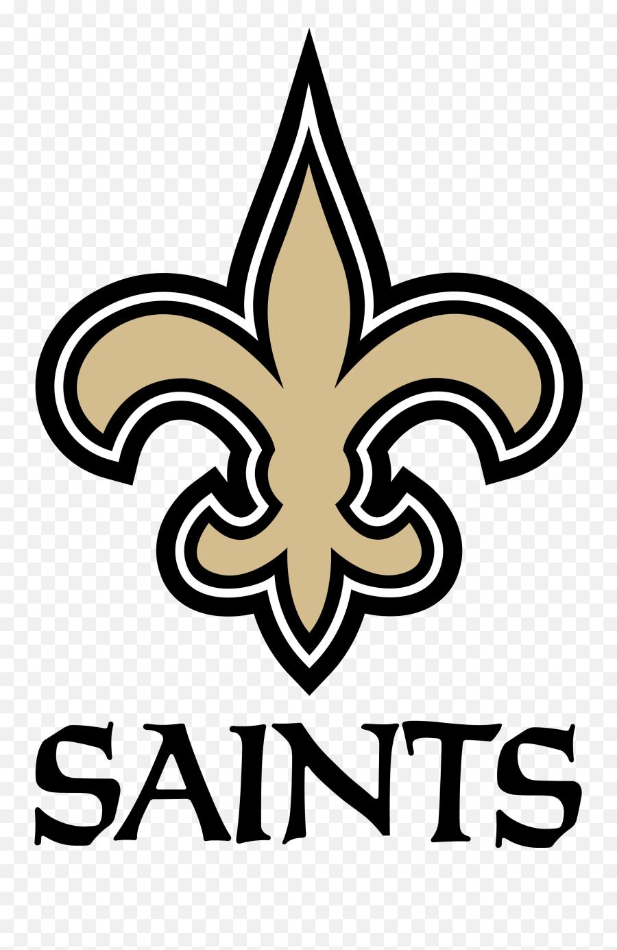 New Orleans Saints Logos History - New Orleans Saints Logo Emoji,Saints Logo