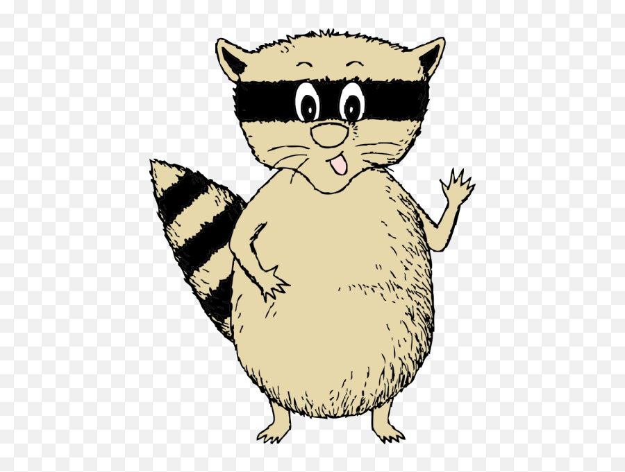 Raccoon Clipart - Raccoon Clker Emoji,Raccoon Clipart
