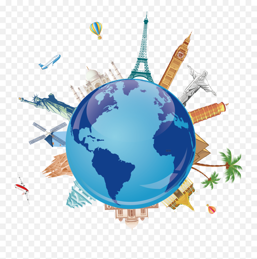 Package Tour Travel Agent Clip Art - Travel The World Logo Emoji,Agent Logo
