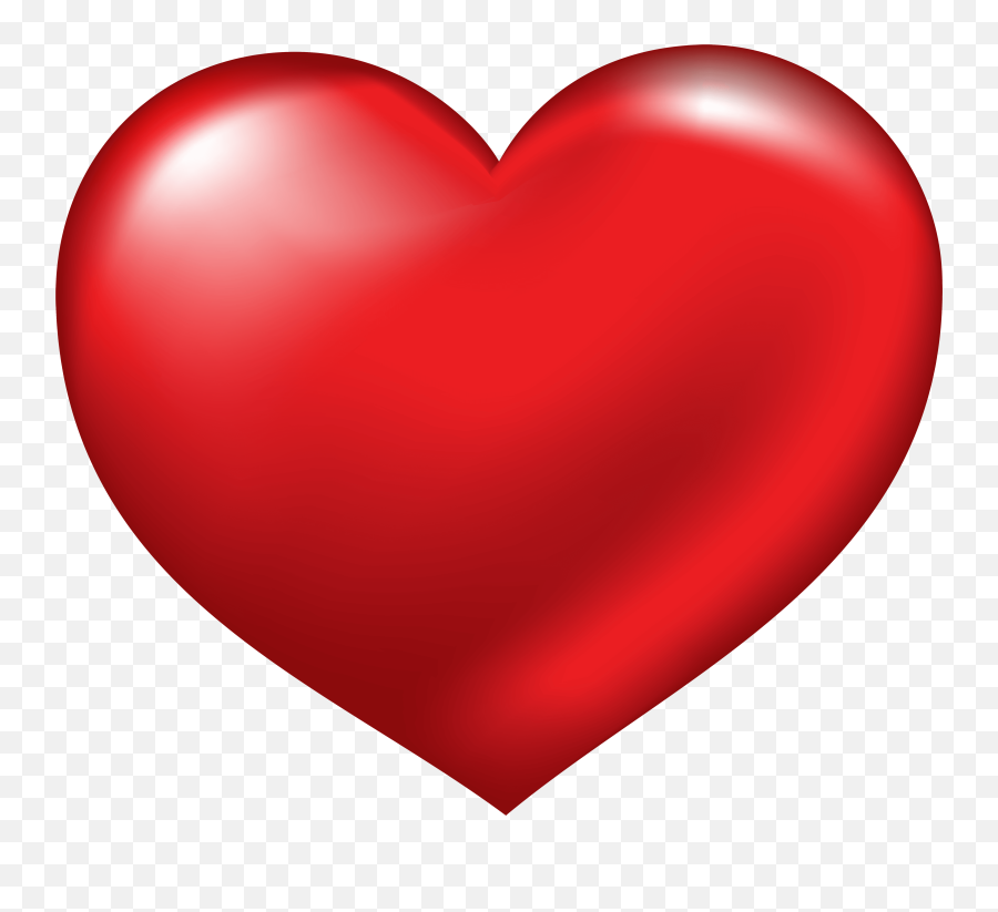 Red Heart Png Clipart - Heart Clipart Png Emoji,Heart Png