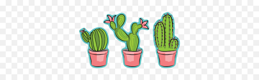 Download Drawn Cactus Tumblr - Cactus Png Emoji,Cactus Png
