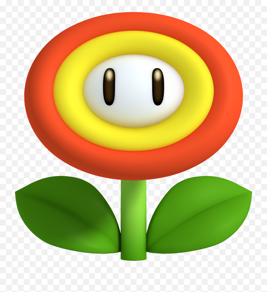 Mario Clipart Flower Power - Mario Fire Flower Png Emoji,Flower Power Clipart