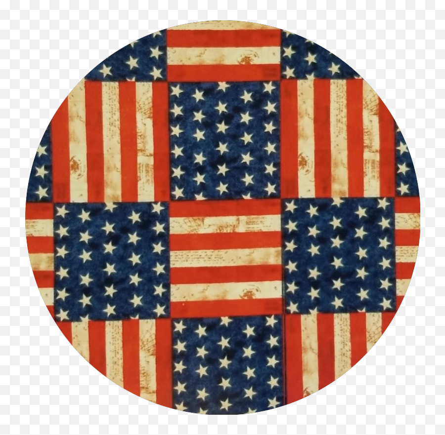 Printed Heat Transfer Vinyl - American Flags U2013 Lucky Wholesale Emoji,American Flag Circle Png