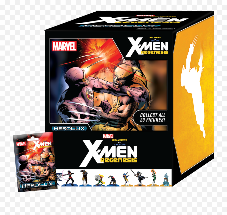 Marvel Heroclix Wolverine Vs Cyclops X - Men Regenesis X Men Regenesis Heroclix Emoji,Xmen Logo