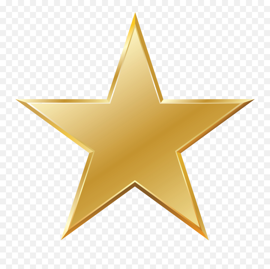 Star Gold Clip Art - Gold Star Congratulations Star Emoji,Gold Star Png