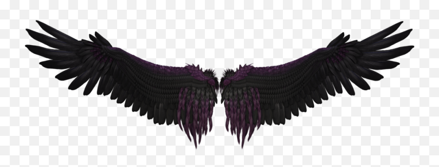 Wings Png Black Angel Wings Black Wings - Black Wings Png Emoji,Angel Wings Png