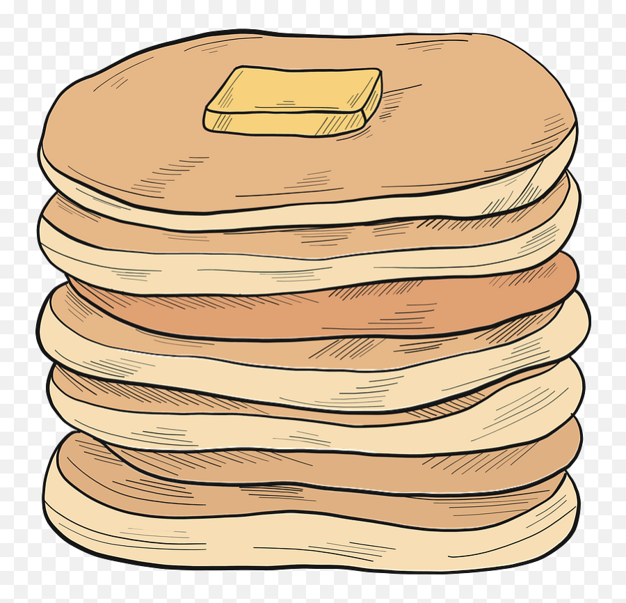 Pancakes Clipart - Junk Food Emoji,Pancakes Clipart