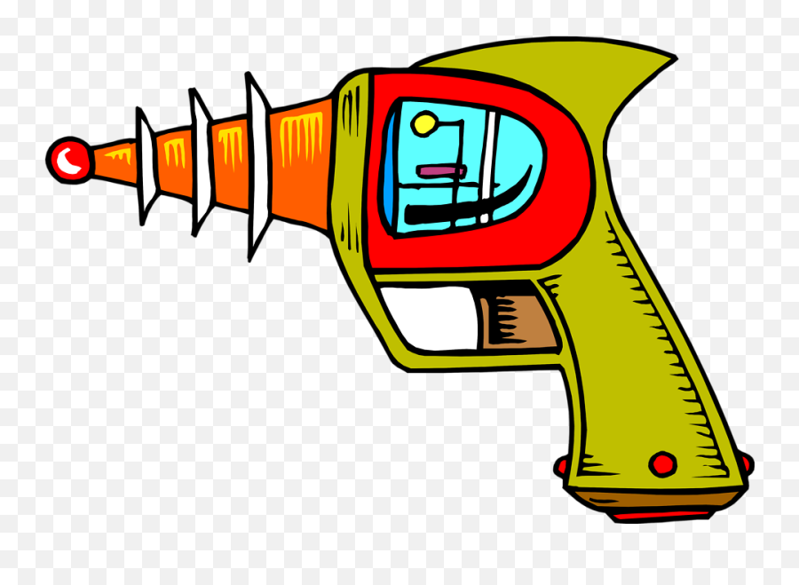 Pin - Transparent Laser Gun Clipart Emoji,Gun Clipart