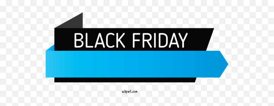 Holidays Logo Rectangle Design For Black Friday - Black Black Friday Emoji,Black Friday Clipart