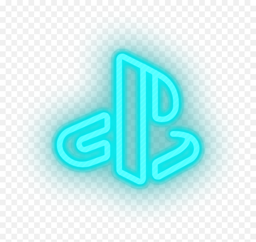 Logo Playstation Neon Sign - Video Games Led Neon Decor Vertical Emoji,Playstation Logo