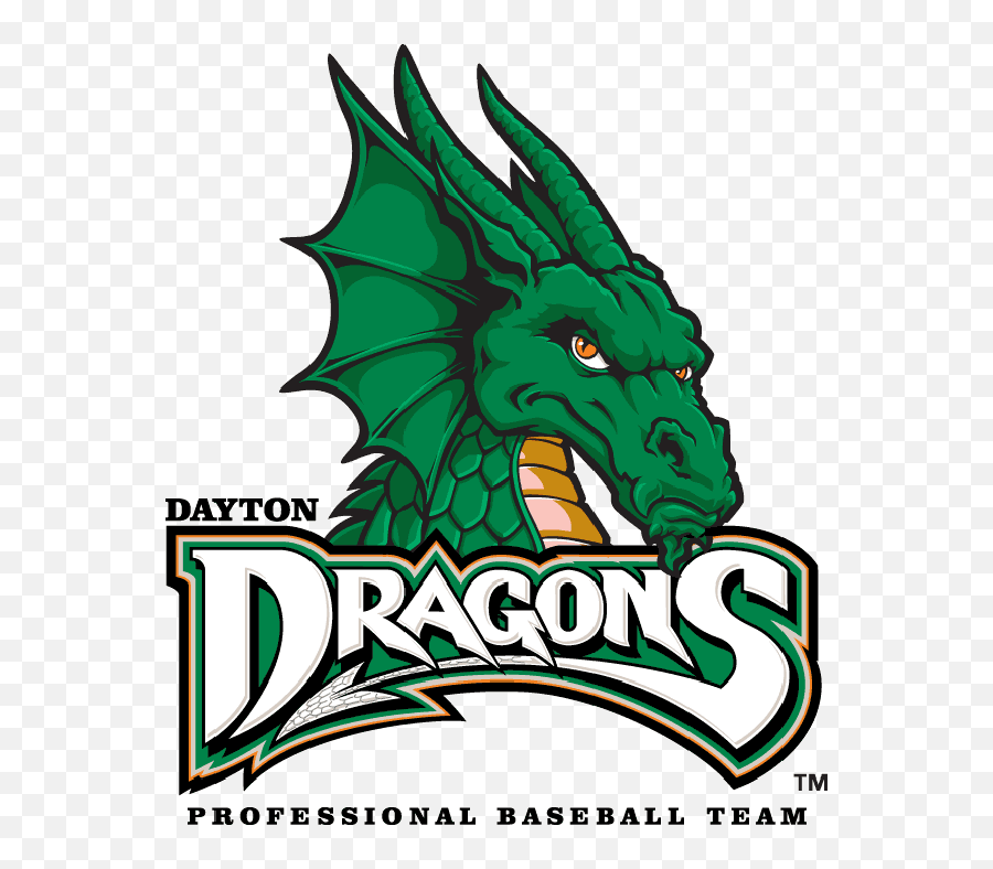 Dayton Dragons Primary Logo - Dayton Dragons Logo Emoji,Dungeons And Dragons Logo