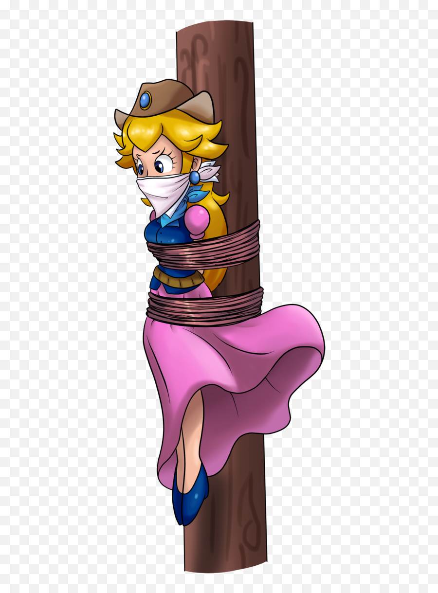 Cowgirl Clipart Rodeo Queen - Princess Peach Pole Tied Fictional Character Emoji,Rodeo Clipart