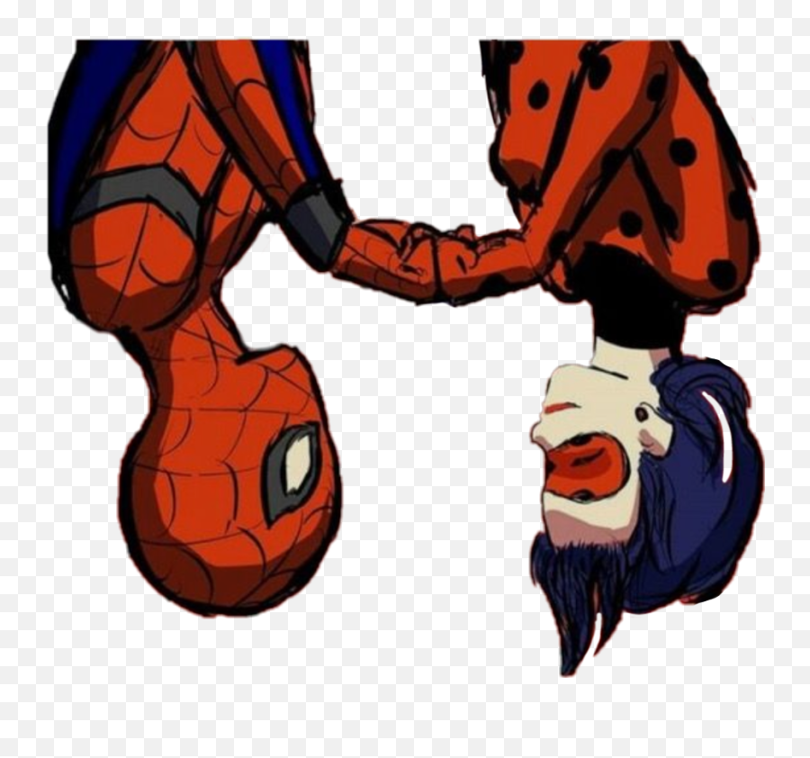 Spider - Man Miraculous Fistbump Ladybug Miraculousladybug Spider Man Vs Lady Bug Emoji,Fist Bump Clipart